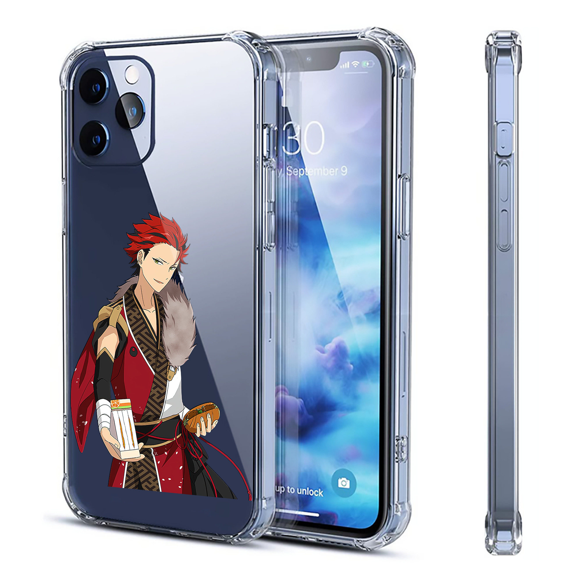（画像用） あんさんぶるスターズ! Ensemble Stars 【iPhone 12シリーズ対応】透明スマホケース（クリアソフトケース）